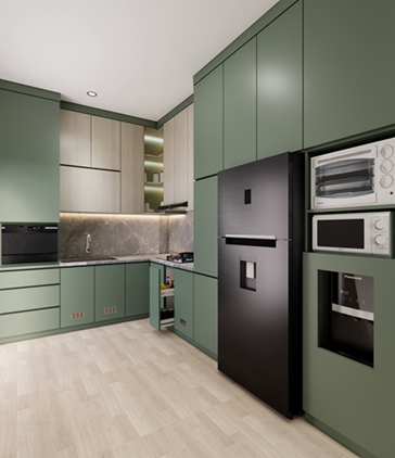 KItchen set Hijau Sage